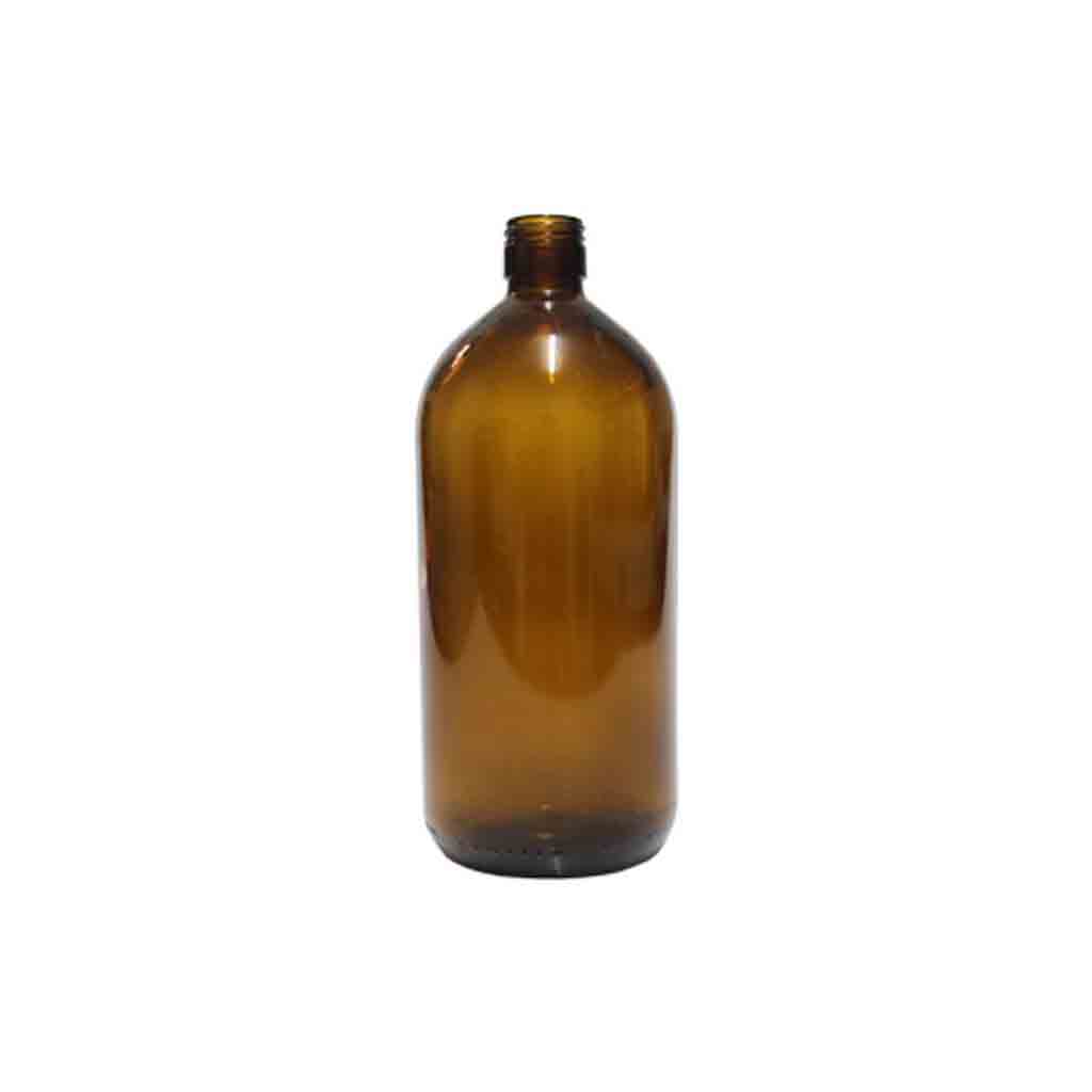 Frasco Ambar Vidro s/ Tampa 250ml