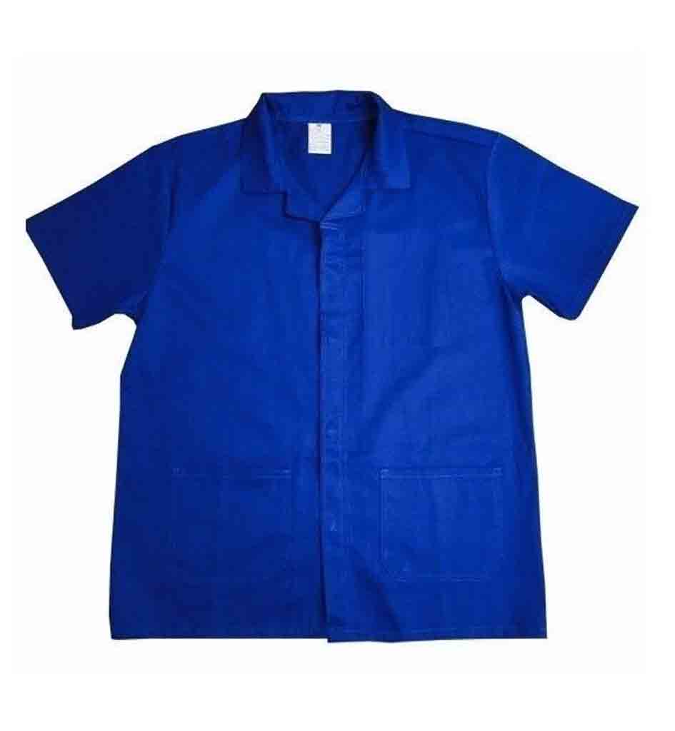 Jaleco Azul em Brim