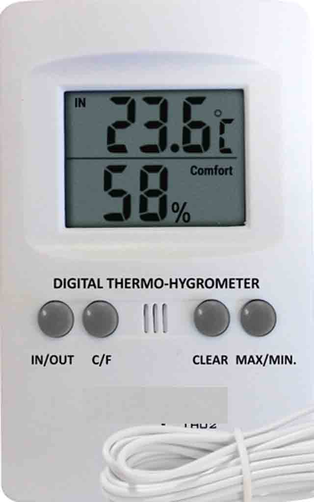 Termo-Higrometro Digital Int. e Ext. c/ Sonda