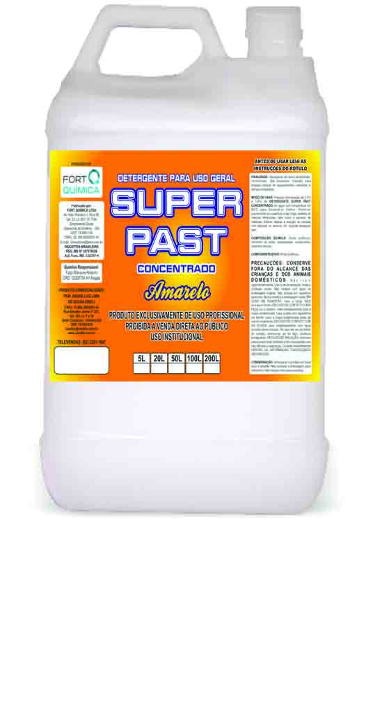 Detergente Super Pasta Conc. Amarelo
