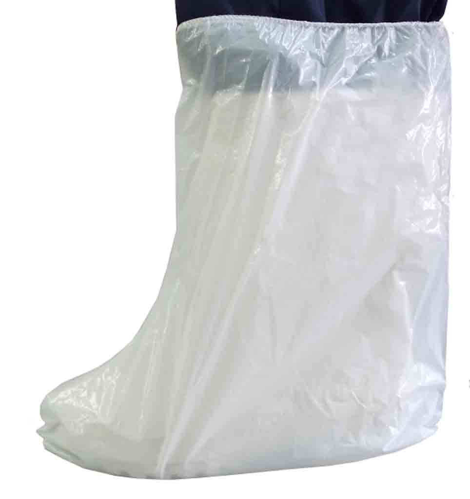 Bota c/ Elástico Branca Descartável pct c/ 100 und