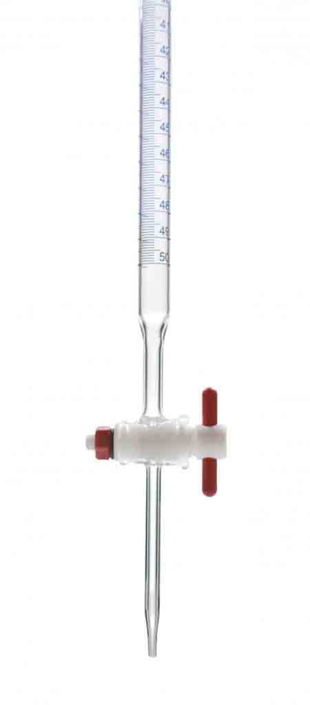 Bureta com Torneira de Teflon 25ml / 10ml