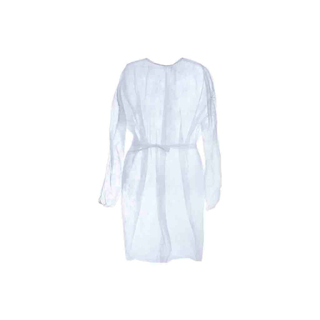 Jaleco Descartável Manga Longa pct c/ 10 und