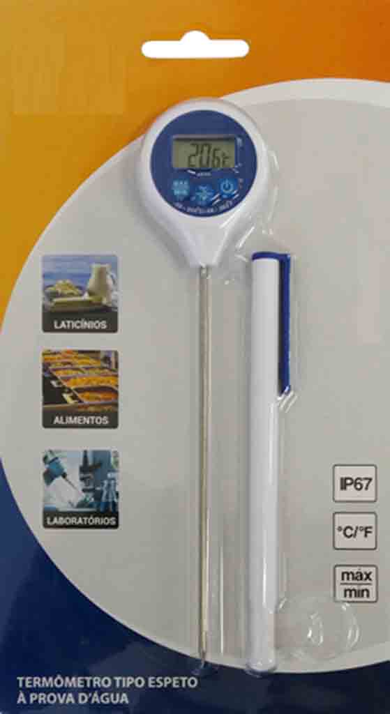 Termômetro Digital tipo Espeto a Prova D´água 50 +200